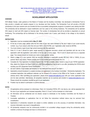 Scholarship Donation