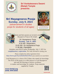 Hayagreeva Pooja