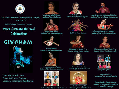 Sivoham Sivaratri Cultural Celebrations