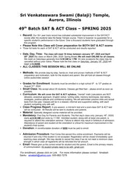 ACT / SAT CLASS