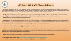 ACT / SAT CLASS