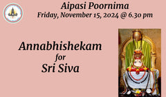 Aipasi Poornima Celebrations