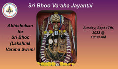 Sri Varaha Swami Jayanthi