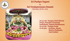 Sri Pushpa Yagam for Sri venkateswara Swami (Poolangi Seva)