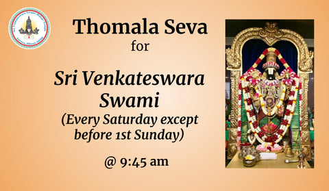 Thomala Seva for Lord Sri Balaji