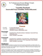 Vasantha Panchami Celebrations