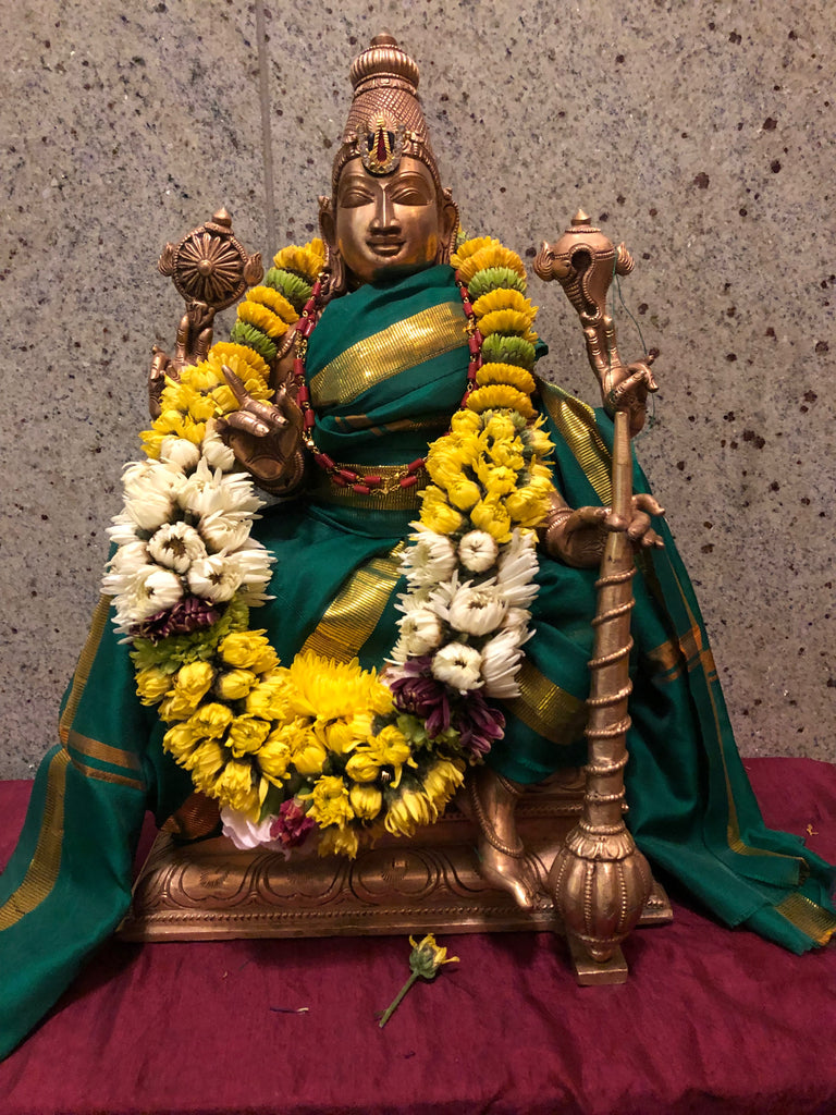 Poorvashadha; Abhishekam for Sri Vishvaksena